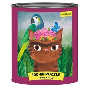 New in Box! Mudpuppy Frida Catlo 100 piece puzzle